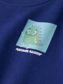 NAME IT Sweatshirt Vasha Sodalite Blue Monster Mashup